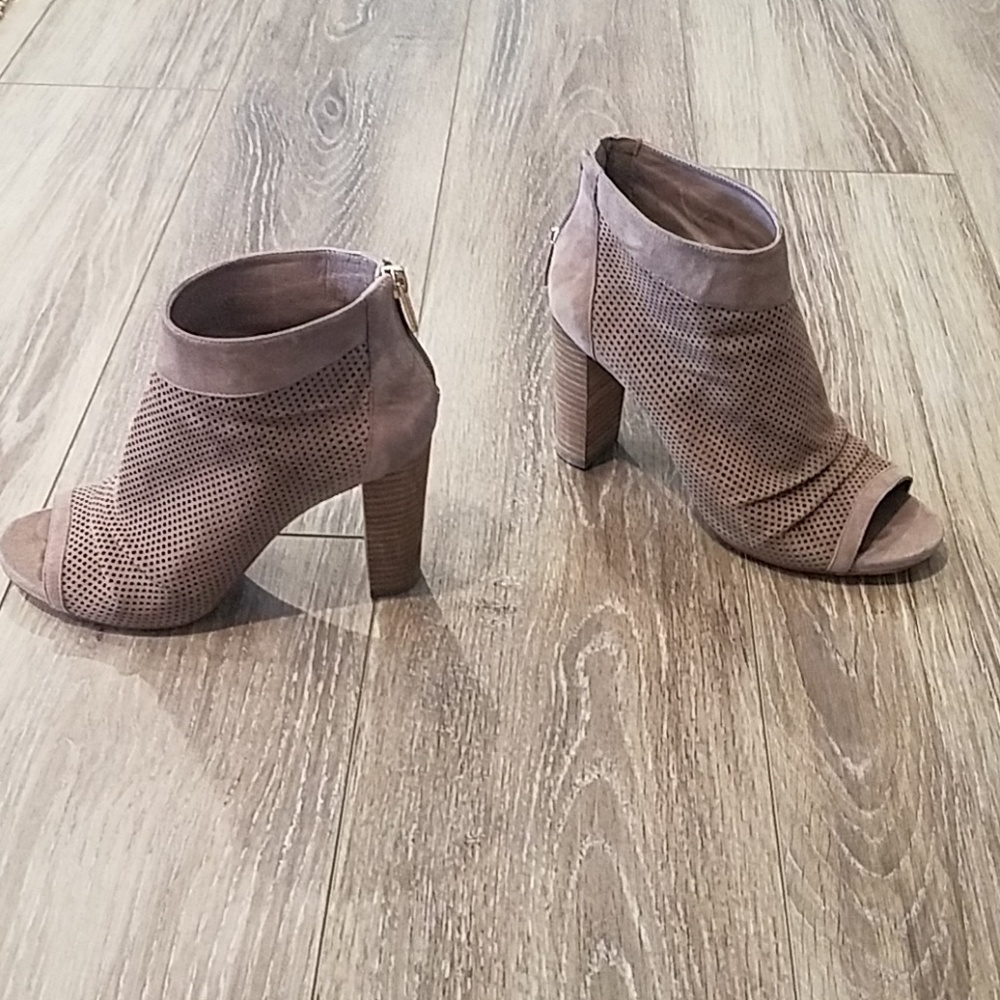 Vince Camuto Cosmia Peep-Toe Ankle Booties